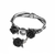 Zapestnica ALCHEMY GOTHIC - Wild Black Rose - A125