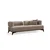 Atelier del Sofa Trosed Hera, 220x100x75cm, Krem-crni