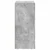 Kreveta Betonski sivi 59 x 35 x 80.5 cm Konstruirano drvo