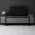 Hanah Home TV Komoda Yildiz, 180x50x30 cm, Antracit-Crna