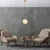 Opviq Luster Orbital-20-14042, 20x20x120cm, IP20, Belo-zlatne boje