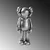 Aberto Design Dekorativna figura Yak-051-A, 12x26x8 cm
