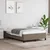 Vidaxl Posteljni okvir brez vzmetnice taupe 120x190 cm blago