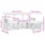 Set vanjskih sofa s jastukom 4 pcs Prirodna i bež
