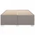 vidaXL Posteljni okvir brez vzmetnice taupe 140x190 cm blago