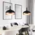 Conceptum Hypnose Luster L1456, 120cm, 30 cm, E27 , Crni