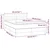 Vidaxl Box spring postelja z vzmetnico LED temno siva 140x190 cm blago