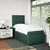 Vidaxl Box spring postelja z vzmetnico temno zelena 80x200 cm žamet