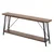 VEVOR Konsolna miza 2-nadstropna 180x30x80 cm rjava
