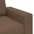 Vidaxl Dvosed kavč rjave barve 160x77x82 cm blago