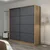 Hanah Home Garderober Kale-3171, 180x190x52 cm, Antracit