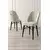 HANAH HOME Set 4 stolice Ritim Cream Black