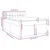 Vidaxl Box spring postelja z vzmetnico modra 140x190 cm blago