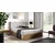Boxspring postelja Wood 9 - 160x200 cm - hrast lancelot