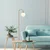 Opviq Viran 10955 Podna lampa, Zlatna