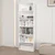 Hanah Home polica za knjige Adel 5 Shelf, 60 cm, bela