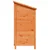 vidaXL Vrtno skladišče Rjava 106 x 56 x 113,5 cm Trdna smreka