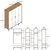 Hanah home Ormar Kumsal RTR 160x47,5x201,4cm Orah