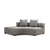 Atelier del Sofa Ugaona garnitura Gondol Siva