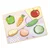 Viga Toys Montessori lesena sestavljanka 2v1 Figurice Zelenjava