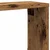 Kockaste zidne police 2 kom boja staro drvo 100x15x30 cm drvene