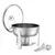VEVOR Set za postrežbo Chafing Dish Buffet 5 qt 2 kosa srebrna
