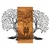 Sogno Forestale -5 BlackWalnut Decorative Wooden Wall Accessory