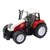 shumee Kmetijski traktor s prikolico za krmo, rdeč 60 cm