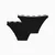 PUMA Womens Bikini Underwear 2 Pack, Black