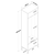 Hanah Home Ormar EA111-2703, 60x198,6x37,5 cm, Beli