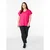 Active by Zizzi Majica Basic svetlo siva/roza