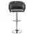 EH Barski stol Cofton Chrome Graphite Velvet