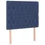 Krevet box spring s madracem LED plavi 90x190 cm od tkanine