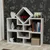 Hanah Home Beled White Polica za knjige 105x76.4x29.5cm, Siva