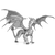 Metal Earth Premium Series 3D sestavljanka: Jekleni zmaj