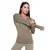 GymBeam Women‘s Pulse 1/2 Zip Running Sweatshirt Vetiver