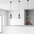 Opviq Luster Gridus-15411, 14x14x124cm, IP20, Crni