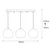 Conceptum Hypnose Luster Camini-MR-872, 70x20 cm, 3xE27