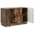 Kreveta Dimljeni hrast 89 x 34,5 x 57 cm Konstruirano drvo