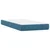 Vidaxl Box spring postelja z vzmetnico temno modra 80x220 cm žamet