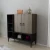 HANAH HOME Komoda Platin Black Walnut