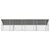 Kavez za piliće 4 pcs Srebrno 800 x 200 x 200 cm Cinkani čelik
