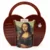 Porcelanasta skodelica Leonardo da Vinci Mona Lisa 300 ml kot darilo
