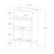 HANAH HOME Polica za knjige Minola Sapphire Oak