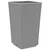 Vrtne sadilice 4 kom svjetlosive 32,5 x 32,5 x 57 cm PP