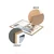 Wallity slika Tekhammdf127, MDF, 33x48 cm