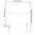Vidaxl LED posteljno vzglavje temno modro 80x5x118/128 cm žamet