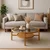 Hanah Home klub sto Harmony 110, 110 cm, hrast
