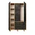 Hanah home Ormar Chunky 120x187x52cm Hrast-Tamnosivi