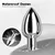 Kiotos Vibrating Aluminium Buttplug Small